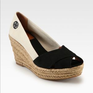 Tory Burch Espadrille wedge size 6